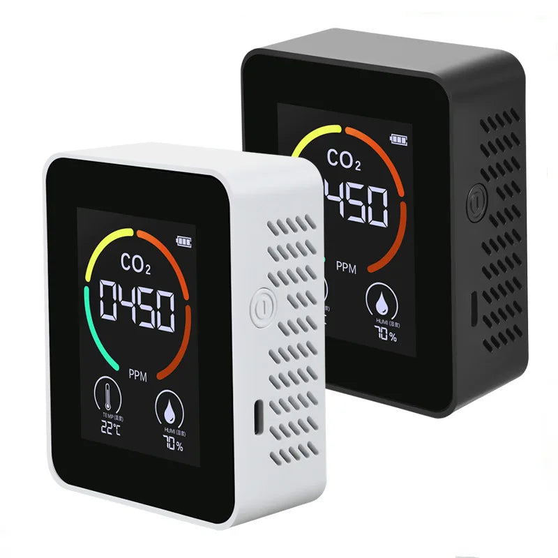 CO2 Detector Multifunctional Thermohygrometer Air Quality Monitor CO2