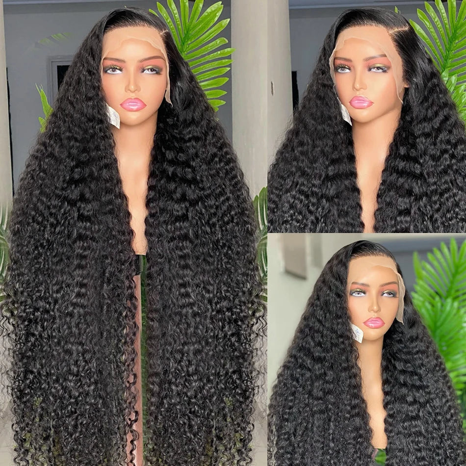 Curly 30 inch Lace Front Human Hair Wig