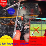 Electric vehicle canopy tricycle fully enclosed windshield rain