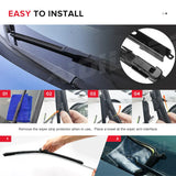 MIDOON Windshield Windscreen Wiper Blades For Citroen C4