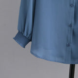 2022 Autumn Plus Size Women Shirt Fashion Solid