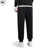 Men Women Spring Autumn Pants Heart Cartoon Embroidery