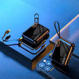 30000mah Portable Power Bank PD100W Detachable USB to