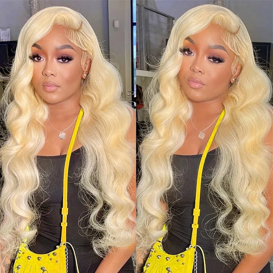 613 Lace Frontal Wigs Human Hair Blonde 13x4