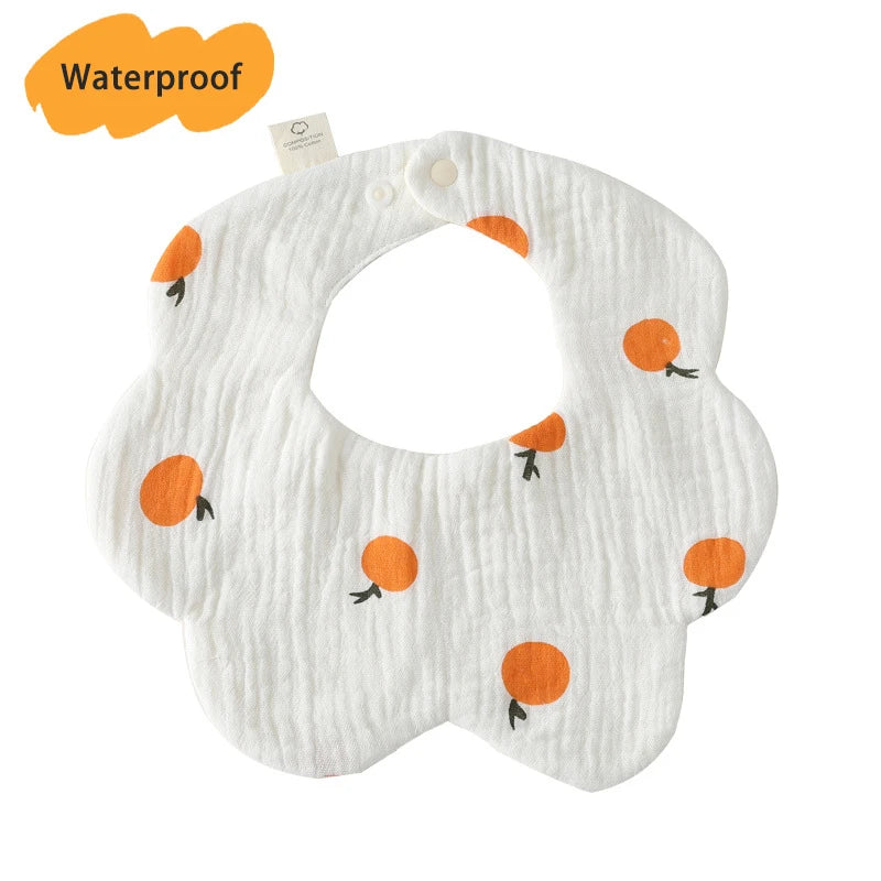 New Thickened 7 Layers Cotton Waterproof Baby Bibs