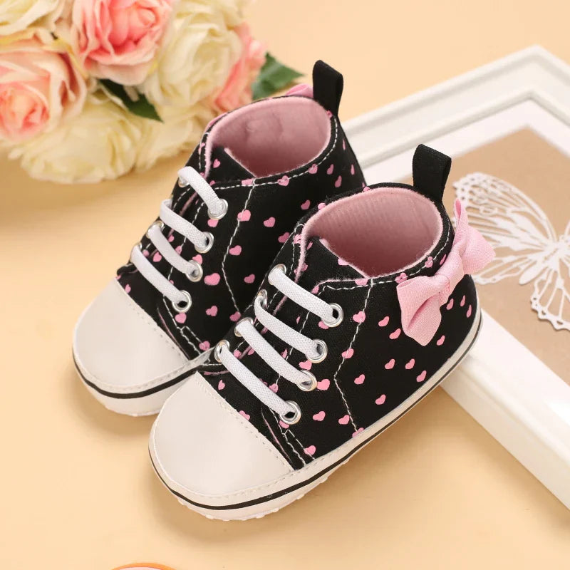 Pink Baby Shoes Princess Fashion Sneakers Infant Toddler
