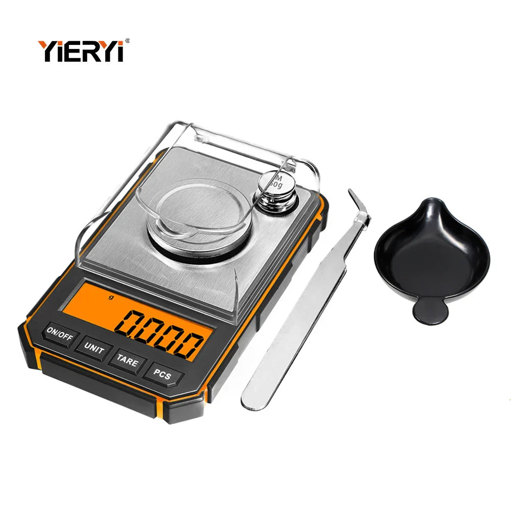 Yieryi 50g Electronic Scales 0.001 High Precision LCD