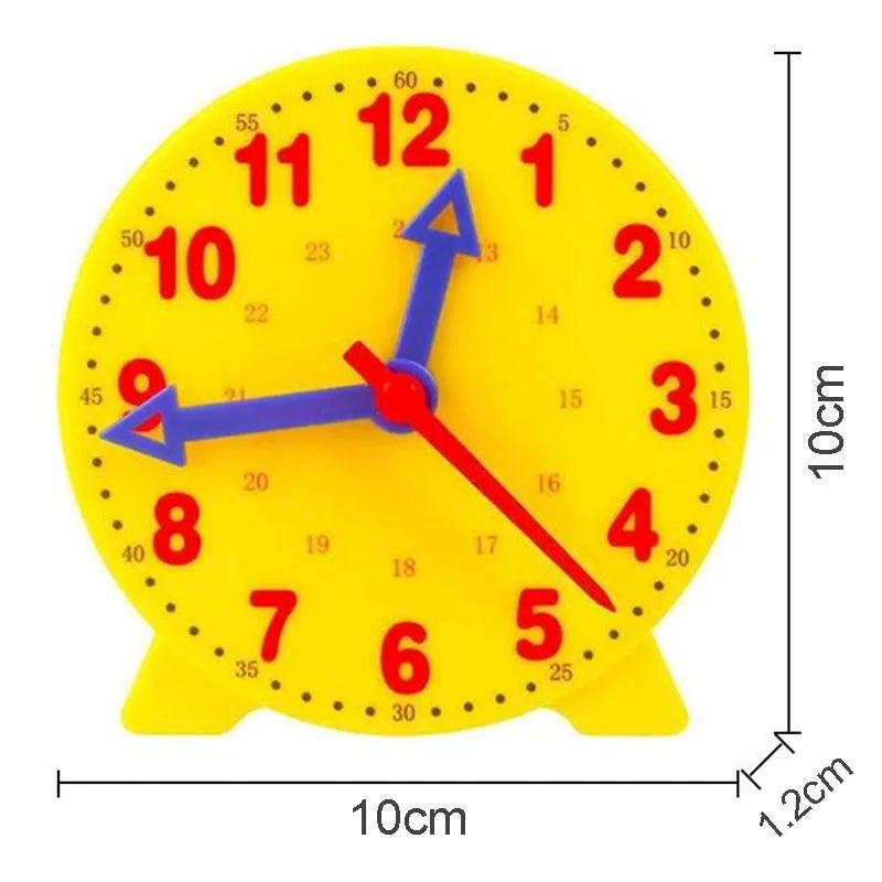 Children Montessori Clock Educational Toys Hour Minute Second