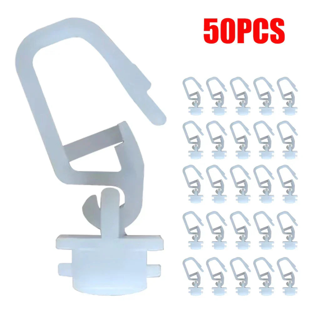 50pcs Curtains Hooks For Volvo, Man, Iveco, Rear