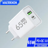 GaN 65W PD USB Type C Charger Mobile