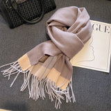 High Quality 100 Wool Scarf Female Fashion Classic