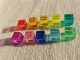 New Design Montessori Toys See Through Rainbow Lucite