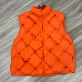 Fashion Weave Vest Men Winter Padded Vests Puffer