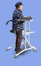 Elderly Trolley Walker with 4 Wheels Mobility Aids