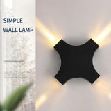 Cross Star Light Outdoor Porch Lights LED Garden