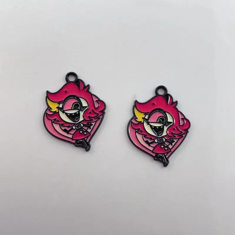 Random mixing10pcs Classic Cartoon Anime Earring Pendant DIY