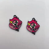 Random mixing10pcs Classic Cartoon Anime Earring Pendant DIY