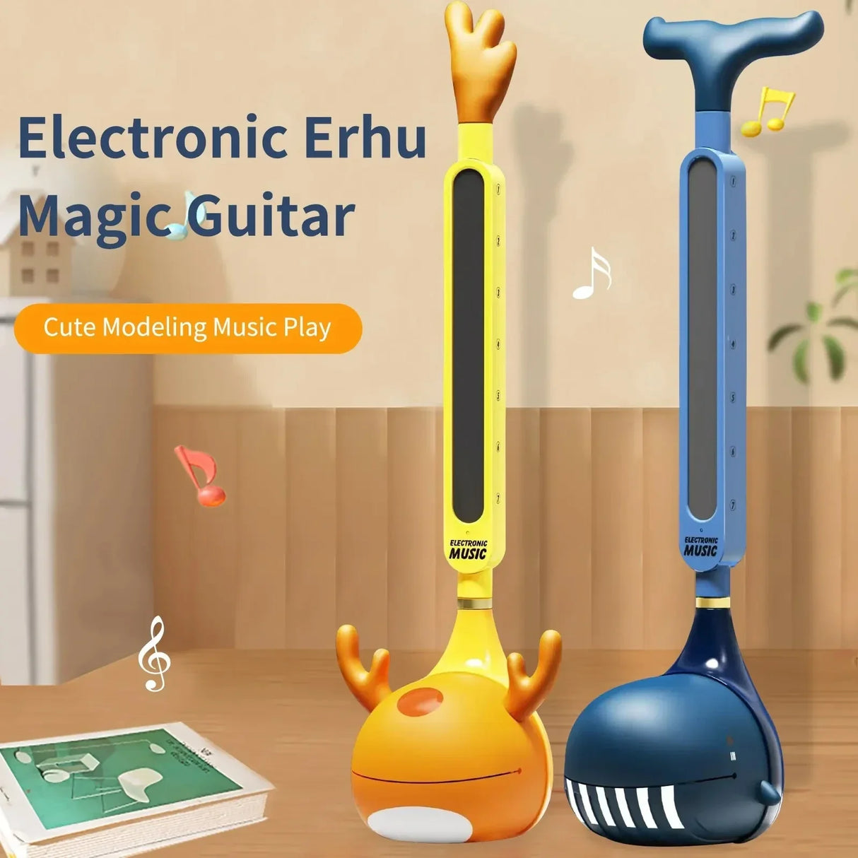 Children Electronic Creative Erhu Musical Instrument. Musical Instrument