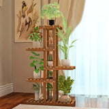 Balcony Flower Rack Multi-Layer Shelf Household Indoor Solid