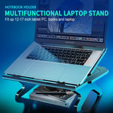 Coolcold laptop stand adjustable height plastic foldable desktop