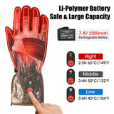 Heated Tactical Gloves Unisex Winter Warm 3 Levels