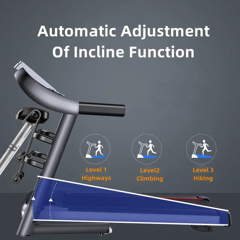 Treadmill Home Use 2.5 HP Silent Motor Foldable