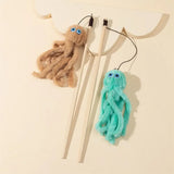 Octopus Plush Cat Stick Funny Pet Cat Toys