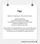 Personalized 5 Stars Reviews stainless steel Heart Shape
