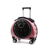 Small Transparent Pet Trolley Case Capsule Portable Dog