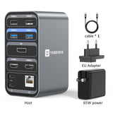 Tobenone Docking Station 4K/60Hz Dual Monitor Display With