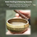 Miwayer Tibetan Singing Bowl Set Divine Eye Unique