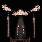 Chinese Hanfu Hair Accessories Set Long Fringed Vintage