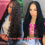 613 Blonde Bohemian Box Braids Wigs Full Lace