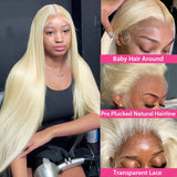 250 Density 613 Blonde Straight 13x6 Lace Frontal