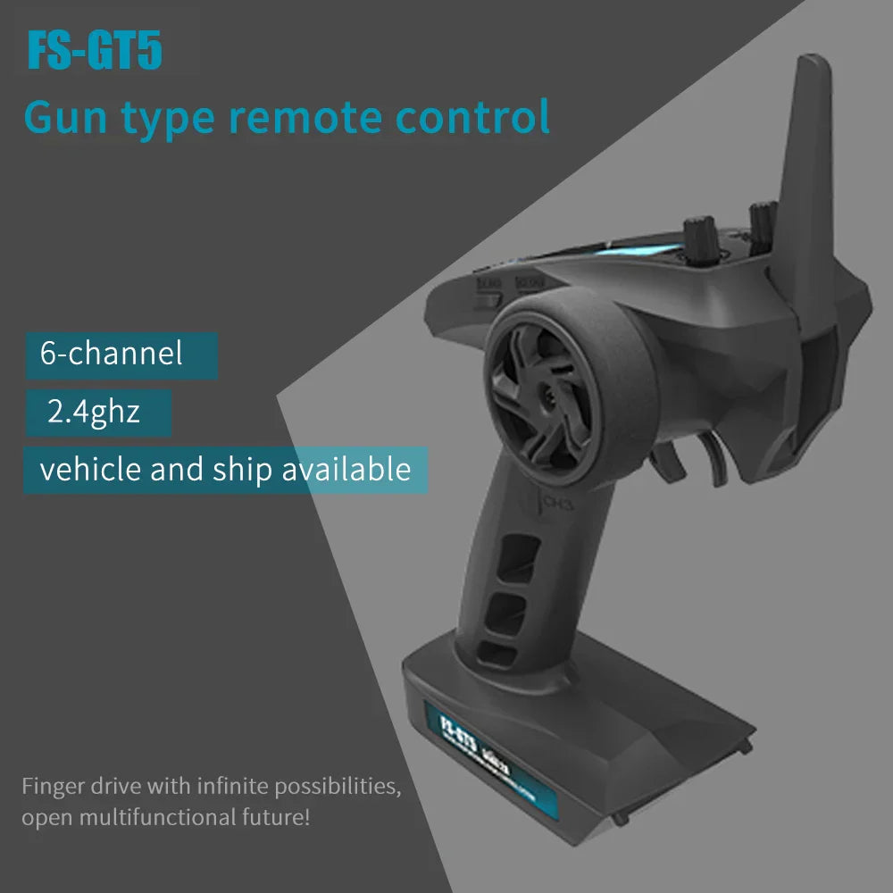 FlySky FS-GT5 2.4G 6CH AFHDS RC Transmitter w/