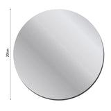 10-30CM Round Mirror Wall Sticker Decal Home Decor
