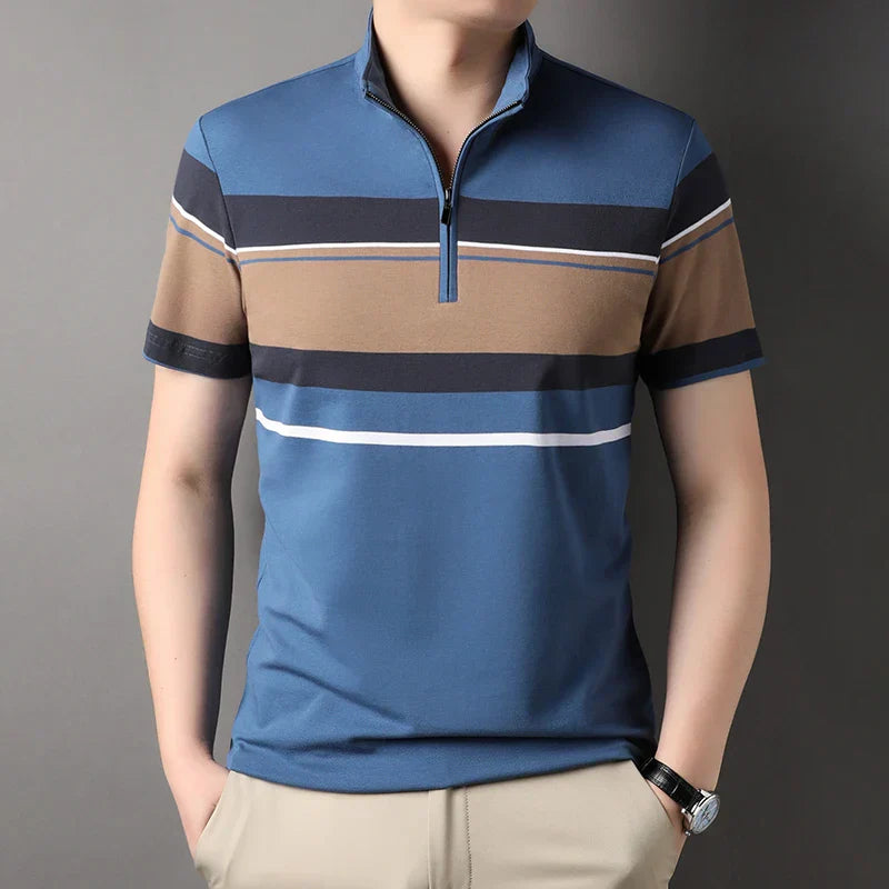 Top Grade Yarn-dyed Process Cotton Zipper New Summer