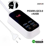 Multiple USB Charger PD 30W Type C Fast