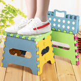 Folding Stool Lightweight Durable Plastic Stool With Handle