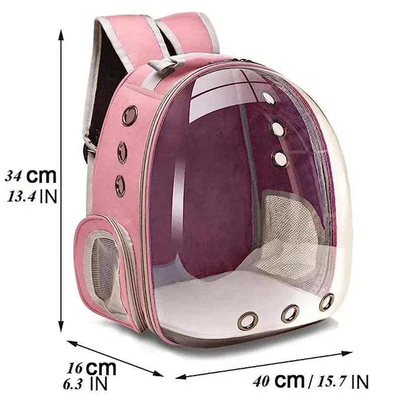 Cat Pet Carrier Backpack Transparent Capsule Bubble Pet