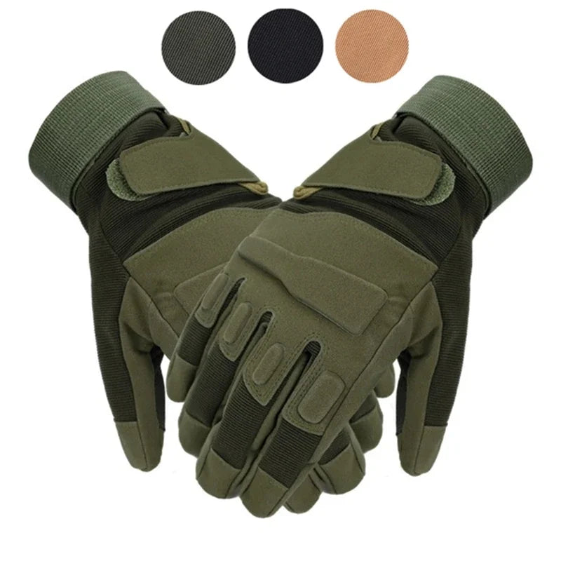 Tactical Full Finger Gloves Outdoor Sports Bicycle Antiskid