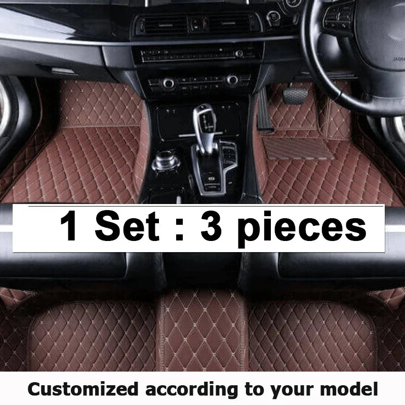 Custom Made Leather Car Floor Mats For Toyota
