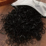 1000pcs Disposable Colorful Hair Ties Elastic Hair Bands