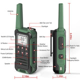 2pcs Baofeng F22 PMR446 FRS Mini Communication Radio