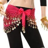 1Pc Belly Dance Waist Chain – 5-Layer Gold Coin Hip Scarf