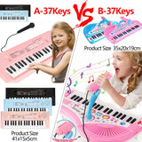 37 Keys Kids Electronic Piano Organ keyboard with