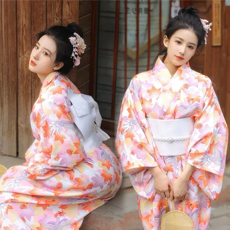 Kimono Women Japanese Traditional Yukata Haori Kimonos Cosplay