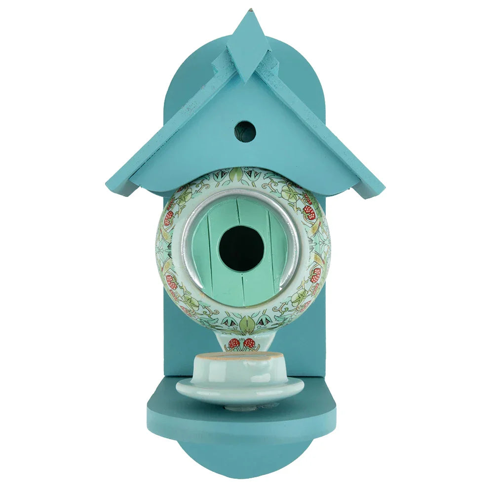 Bird House Feeder Teapot Birdhouses Hanging Hummingbird Feeders