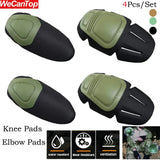 4Pcs/Set Military Tactical Knee Pads Elbow Pads Set