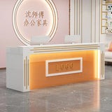 Modern Cash Register Clothing Store Counter Reception Desks
